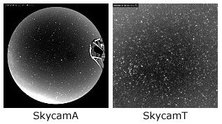 SkycamA & SkycamT images